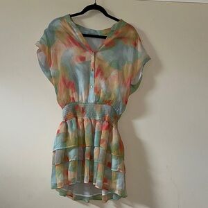 Tart Stylish Dress with Black and White Details